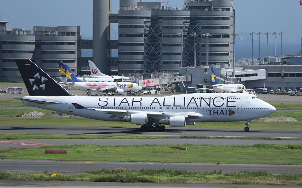 タイ国際航空 ３代目スターアライアンス塗装機